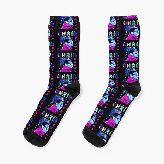 Chris Brown band Cotton Socks, Cute & Cozy Gift for Unisex, Trending Fashion Gifts
