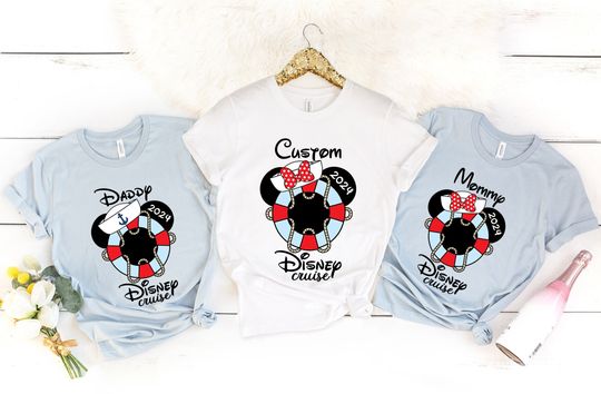 Custom Disney Cruise Family Shirts, Disney Cruise Shirts, Matching Mouse Shirts, Cruise Shirts, Disney World, Disneyland, Mickey Mouse Shirt