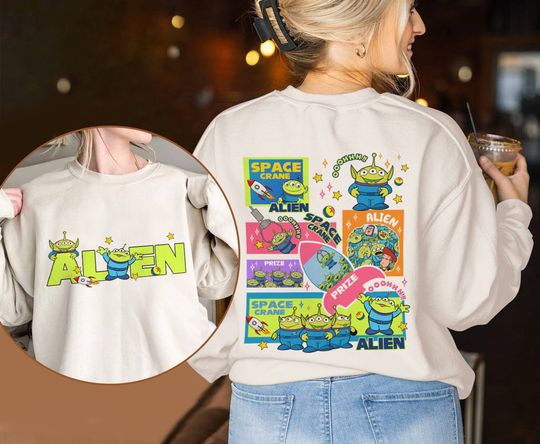 Toy Story Alien Sweatshirt, Little Green Men Alien Shirt, Alien Pizza Planet Shirt, Toy Story Friends Shirt, Sheriff Woody, Buzz Lightyear Shirt