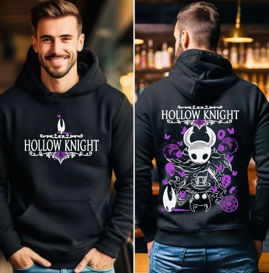 Unisex Hollow Knight Gaming Hooded, Hollow Knight hoodie Nights at Freddy's Hoodie - Game Series Hoodie - Hollow Knight Silksong