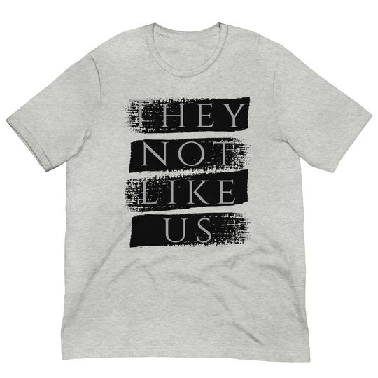 Kendrick Lamar they not like us Unisex T-shirt streetwear unisex for him or her, rap diss battle