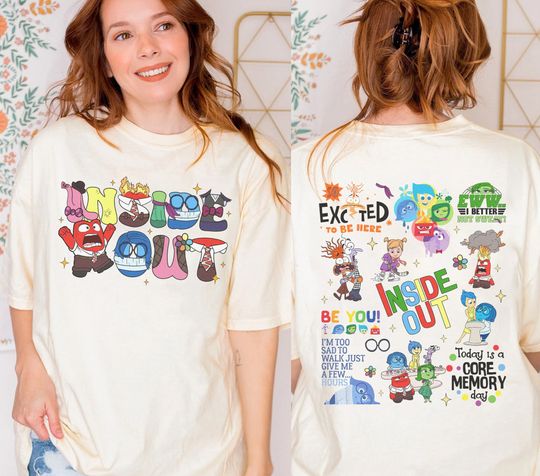 Inside Out Emotions Shirt, Core Memory Day Shirt, Inside Out Characters Shirt, Disneyland Inside Out Shirt, Inside Out Birthday Shirt