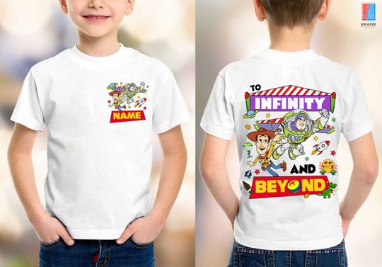 Personalized Disneyland Toy Story Shirt, Infinity and Beyond Shirt, Woody Shirt, Buzz Lightyear Shirt, Birthday Boy Shirt, Toy Story Shirts