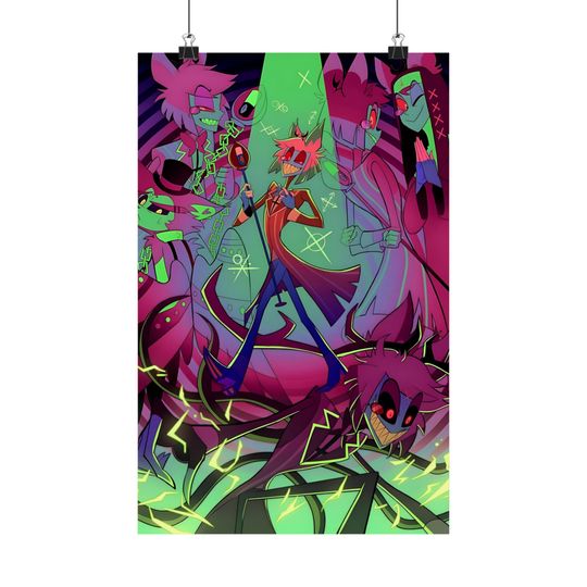Alastor Hazbin Hotel Matte Vertical Posters | Wall Art Poster | Home Decor | Gift For Hazbin Hotel Lover