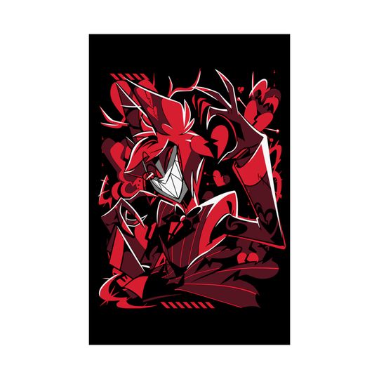 Alastor Hazbin Hotel Matte Vertical  | Wall Art Poster | Home Decor | Gift For Hazbin Hotel Lover
