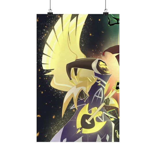 Adam Half Hazbin Hotel Matte Vertical Posters | Wall Art Poster | Home Decor | Gift For Hazbin Hotel Lover