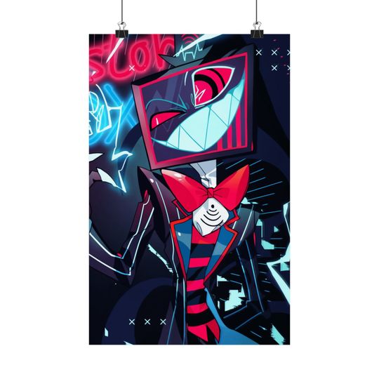 Vox Half Hazbin Hotel Matte Vertical Posters | Wall Art Poster | Home Decor | Gift For Hazbin Hotel Lover