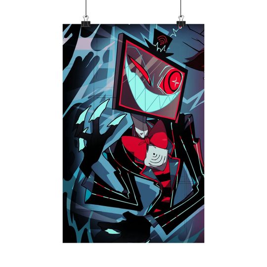 Vox Half Hazbin Hotel Matte Vertical Posters | Wall Art Poster | Home Decor | Gift For Hazbin Hotel Lover