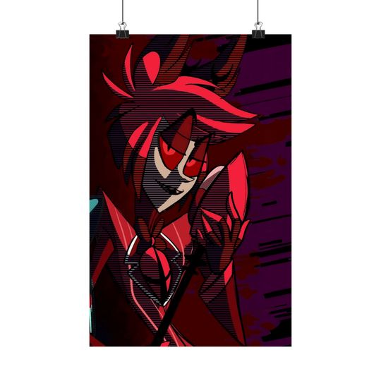 Alastor Half Hazbin Hotel Matte Vertical Posters | Wall Art Poster | Home Decor | Gift For Hazbin Hotel Lover