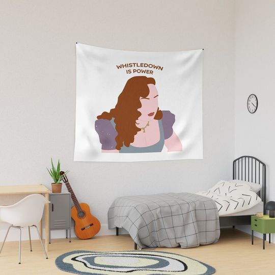 Penelope Featherington Whistledown Is Power Bridgerton Tapestry, Bridgerton Colin and Penelope Polin Couple Tapestry, Bridgerton Merch, Funny Gift Idea, Gift for Fans