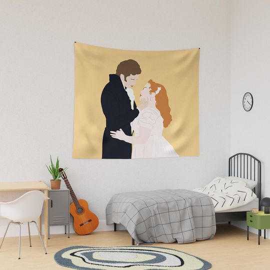 I should like to dance with my husband in the light of day Tapestry, Bridgerton Colin and Penelope Polin Couple Tapestry, Bridgerton Merch, Funny Gift Idea, Gift for Fans