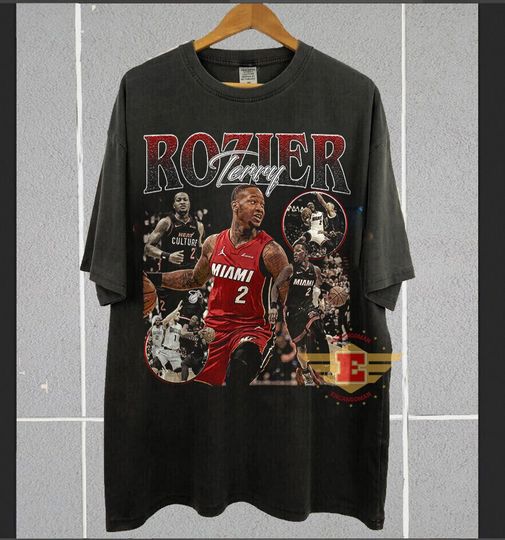 Terry Rozier, Basketball shirt, Classic 90s Graphic Tee, Unisex, Vintage Bootleg, Gift, Classic 90s Graphic Tee, Unisex, Vintage Style bootleg