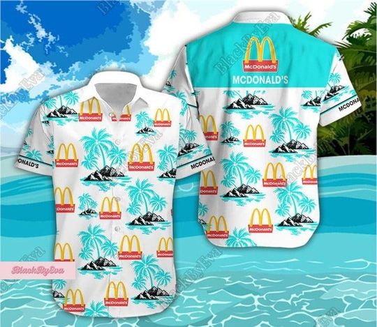 Discover Mcdonald Shirt, Mcdonald Shorts, Mcdonald Hawaii Shirt, Mcdonald Men Shorts, Fast Food TShirt, Button Down Shirt, Mcdonald Beach Shorts