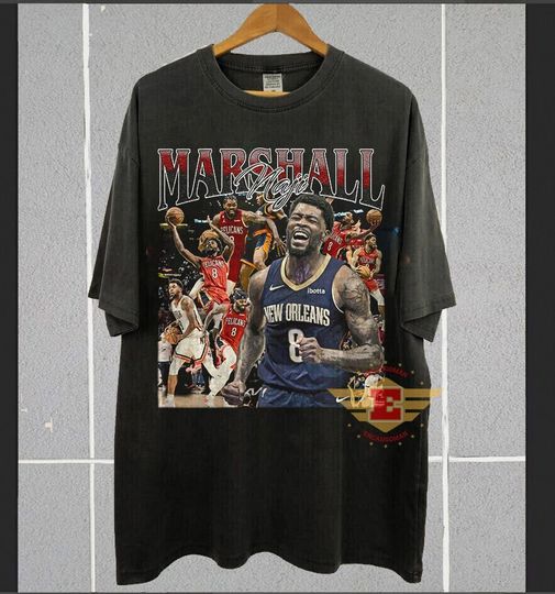 Naji Marshall Shirt, Basketball shirt, Classic 90s Graphic Tee, Unisex, Vintage Bootleg, Gift, Retro