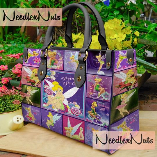 Tinker Bell Leather Handbag, Tinker Bel Handbag, Shoulder Bag, Crossbody Bag, Shopping Bag