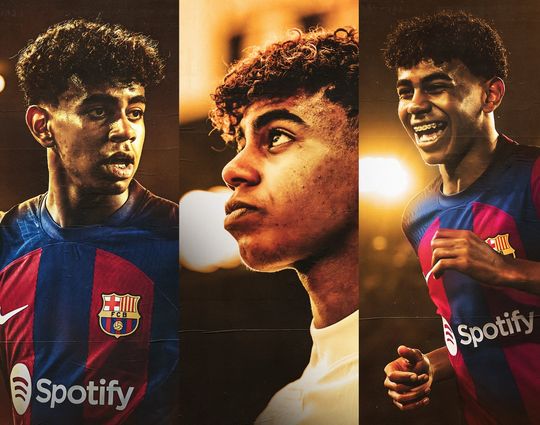Lamine Yamal - Barcelona Poster | Euro 2024 Poster | Soccer Player | England Football | Wall Art Poster | Room Decor