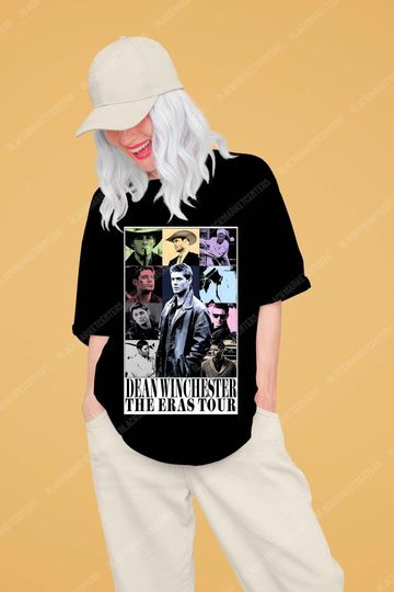 Retro DEAN WINCHESTER Shirt-Dean Winchester Tshirt,Dean Winchester T shirt, Unisex Cotton Vintage 90's Graphic Tee, 90's Retro Shirt