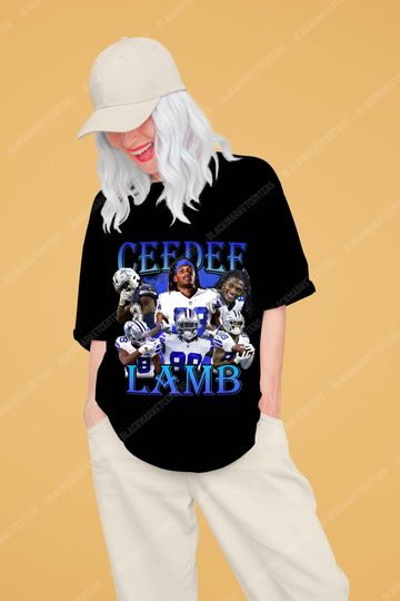 Vintage 90s Graphic Style CeeDee Lamb T-Shirt, CeeDee Lamb Shirt, Vintage Oversized Sport Tee, Unisex Cotton Vintage 90's Graphic Tee, 90's Retro Shirt
