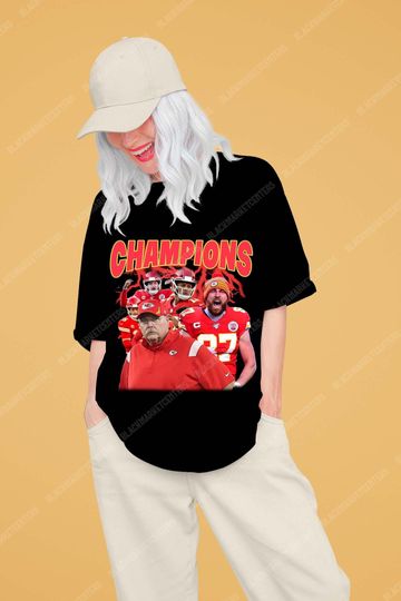 Andy Reid Champions, Vintage 90's Shirt, Bootleg Shirt, Andy Reid Unisex, Unisex Cotton Vintage 90's Graphic Tee, 90's Retro Shirt
