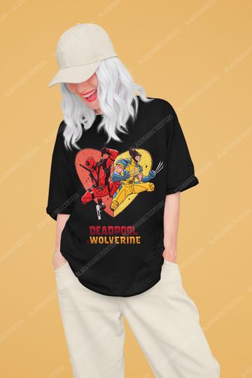 Deadpool 3 Shirt, Wolverine & Ahole Deadpool Shirt,Hugh Jackman, Unisex Cotton Vintage 90's Graphic Tee, 90's Retro Shirt