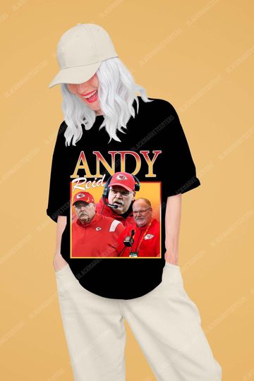 Andy Reid, Vintage 90's Shirt, Bootleg Shirt, Andy Reid Unisex, Classic 90s Graphic Tee, 90's Retro Shirt