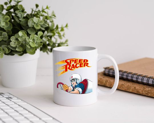 Speed Racer 15 Ounce Mug, Cat Mug, Cartoon Mug, Funny Mug, Coffee Cup Mug, Cute Mug