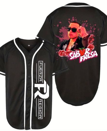 Fuerza regida Baseball Jersey | Polyester Fabric | Regular fit | Casual unisexswear | Suitable for Sports and Outdoors