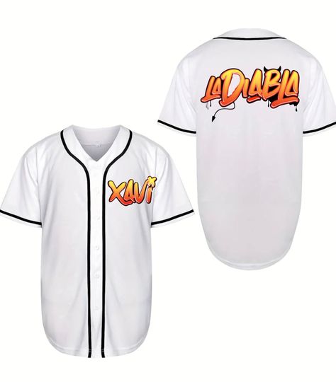 Xavi Baseball Jersey | Polyester Fabric | Regular fit | Casual unisexswear | Suitable for Sports and Outdoors