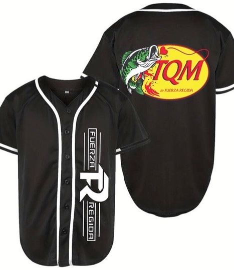 Fuerza regida Baseball Jersey | Polyester Fabric | Regular fit | Casual unisexswear | Suitable for Sports and Outdoors