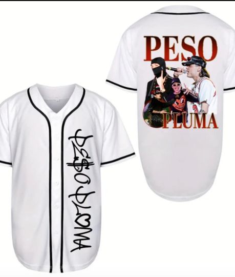 Peso pluma Baseball Jersey | Polyester Fabric | Regular fit | Casual unisexswear | Suitable for Sports and Outdoors