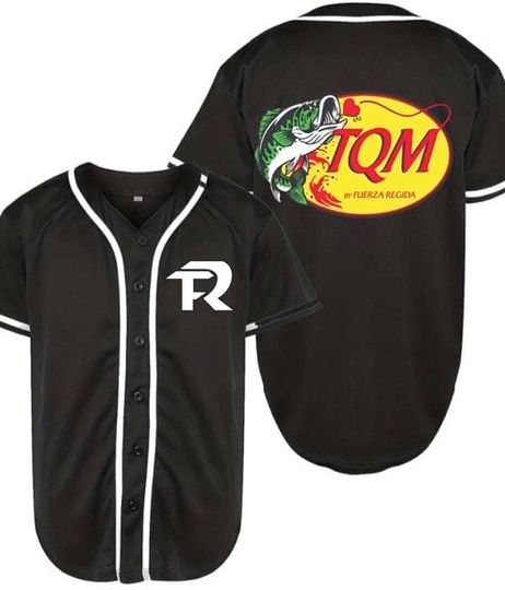Fuerza regida Baseball Jersey | Polyester Fabric | Regular fit | Casual unisexswear | Suitable for Sports and Outdoors