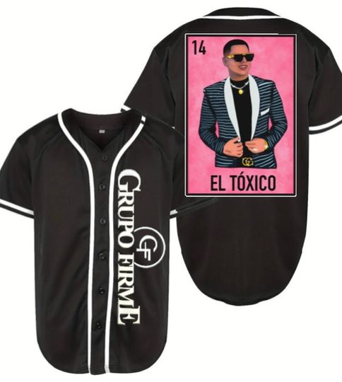 Grupo firme Baseball Jersey | Polyester Fabric | Regular fit | Casual unisexswear | Suitable for Sports and Outdoors