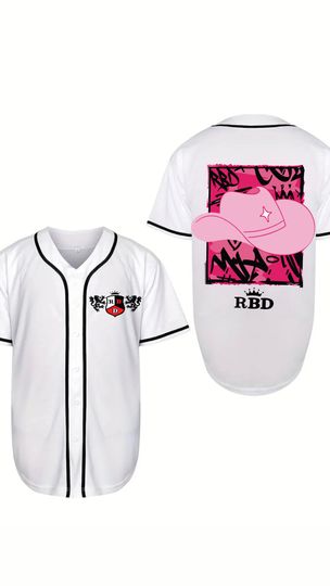 Rebelde RBD Baseball Jersey | Polyester Fabric | Regular fit | Casual unisexswear | Suitable for Sports and Outdoors