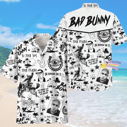 Bad Bunny Hawaiian Shirt, Bad Bunny I Do What I Want Hawaiian Shirt, Bad Bunny Merch