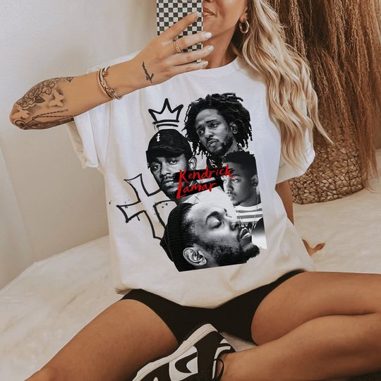 Kendrick Lamar TShirt, Vintage Kendrick Lamar T-Shirt | Short Sleeve Cotton Tee | Summer Casual