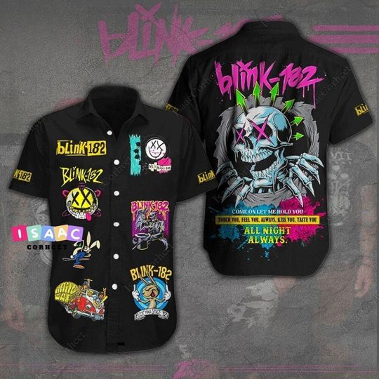B182 Hawaiian Shirt, B182 Button Shirt, Rock Band Shirt, B182 Short Sleeve Shirt, B182 Beach Shirt, B182 Merch