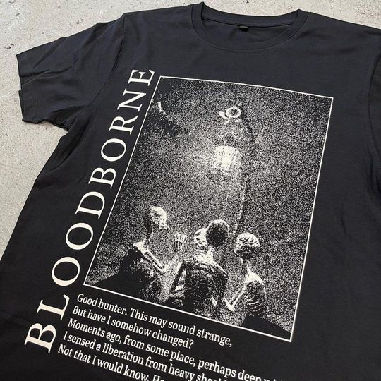 Bloodborne - Hunter and Lamp Messengers T-Shirt Unisex short sleeves multiple colors t-shirts