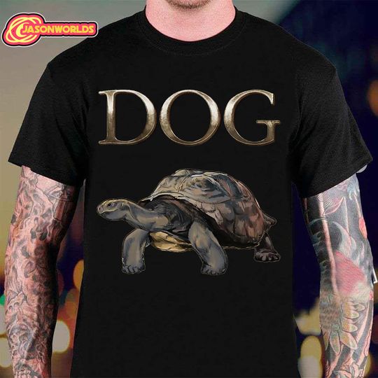 Elden Ring Dog Dark Souls Unisex T-Shirt, Elden Ring Shirt, Turtle Lover Gift, Funny Animal Shirt, Dog Turtle Shirt, Dark Souls Shirt