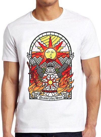 Praise The Sun Tarot Card Thank God Online Gaming Dark Souls Gamer Meme Cult Movie Music Unisex Men Women Cool Gift Tee T Shirt 890