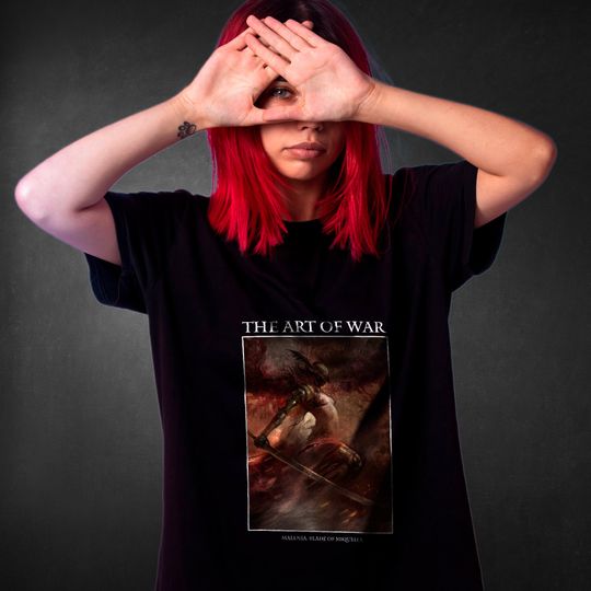 The Art of War Malenia Elden Ring shirt Unisex - Dark Souls style gifts for gamer boyfriend Unisex short sleeves multiple colors t-shirts