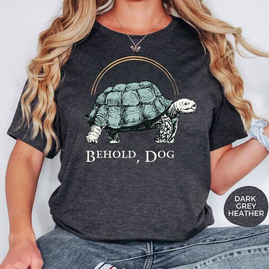 Elden Ring Shirt, Behold Dog Shirt, Dog Turtle Shirt, Funny Gaming Shirt, The Dark Souls Tee, The Tarnished Shirt, Video Game Shirt
