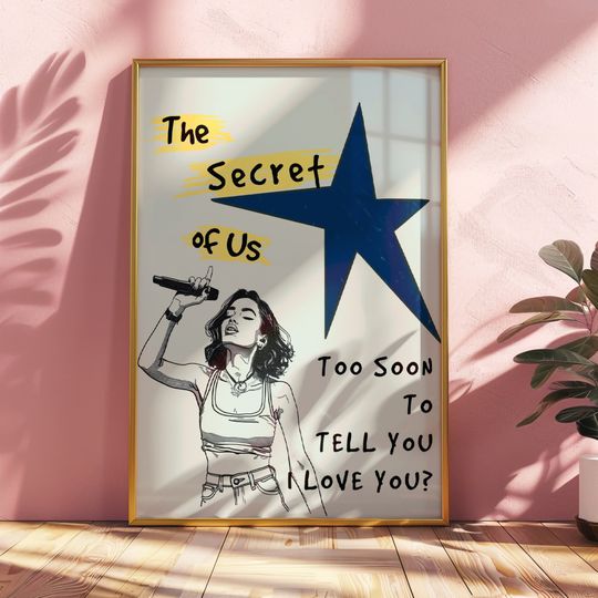 Gracie Abrams - The Secret Of Us Album inspired Poster, Gracie Abrams inspired Poster, Music Gift, Music Wall Decor, album cover posters