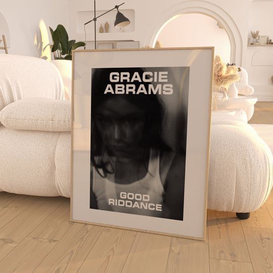 Gracie Abrams - Good Riddance Album Poster / Room Decor  | Gracie Abrams Poster | Music Gift | Music Wall Decor, Available in 7 Sizes