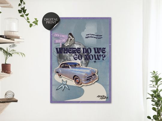 Gracie Abrams Good Riddance Poster | where do we go now lyric poster print  | Gracie Abrams Poster | Music Gift | Music Wall Decor, Available in 7 Sizes