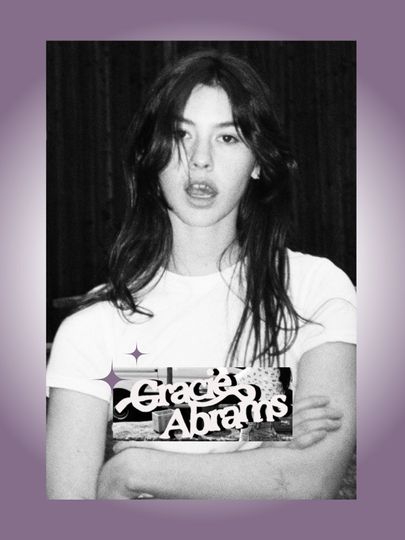 Gracie Abrams poster, Digital prints, Good Riddance tour poster, This is what it feels like poster