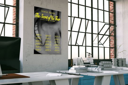 Gracie Abrams The Secret Of Us Tour 2024 Poster 2024  | Gracie Abrams Poster | Music Gift | Music Wall Decor, Available in 7 Sizes
