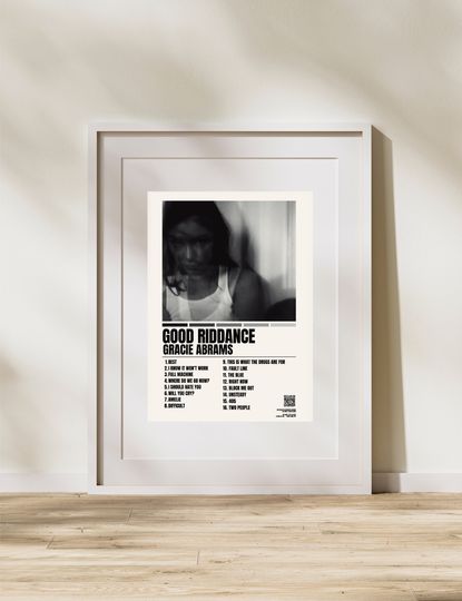 Gracie Abrams Good Riddance Album Poster, Gracie Abrams,  | Gracie Abrams Poster | Music Gift | Music Wall Decor, Available in 7 Sizes