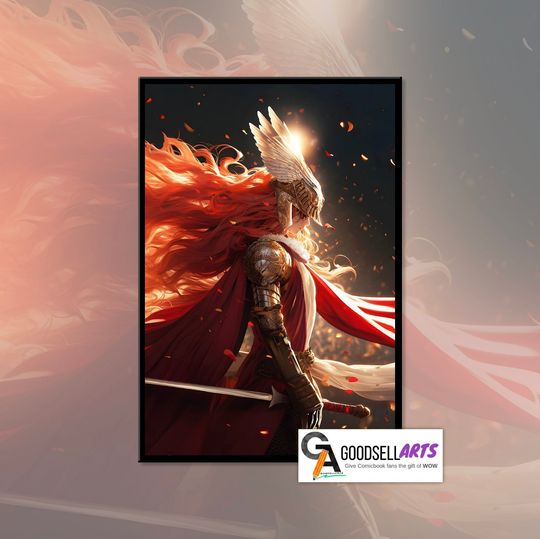 Malenia Elden Ring Poster |  Video game poster | Gaming Poster | Elden ring print | Malenia blade of Miquella | Game room decor