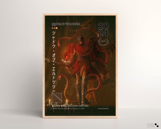 Elden Ring Poster |  Video game poster | Gaming Poster | Elden ring print | Malenia blade of Miquella | Game room decor
