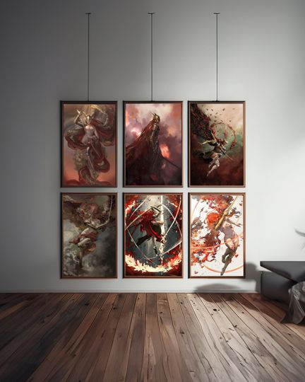 Elden Ring Poster |  Video game poster | Gaming Poster | Elden ring print | Malenia blade of Miquella | Game room decor